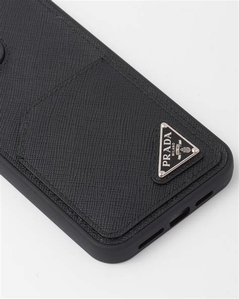 prada saffiano leather iphone 13 pro max cover|Black Saffiano Leather Iphone 13 Pro Max Case .